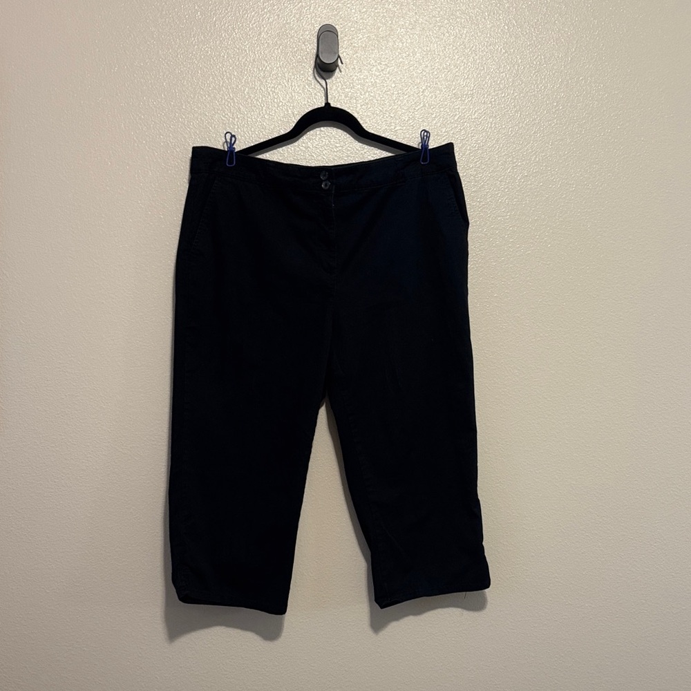 Black Cropped Pants